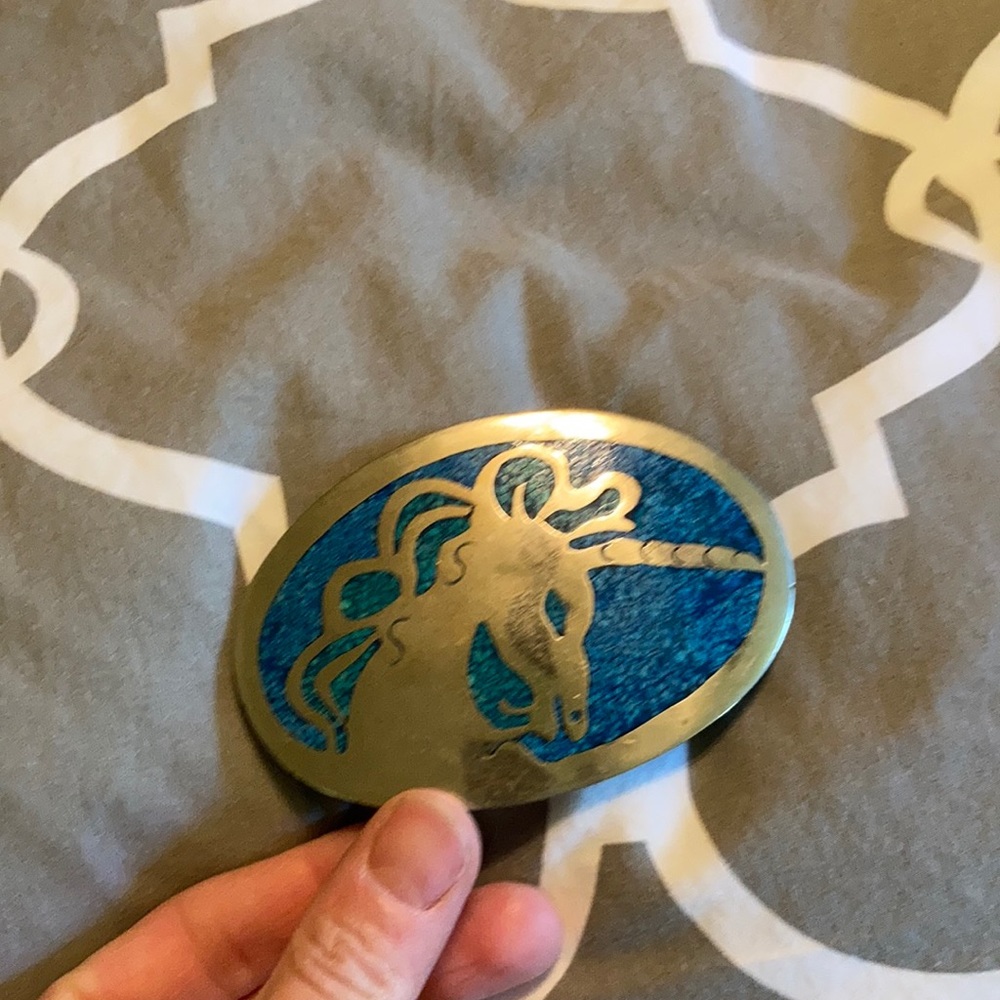 Woman’s belt buckle